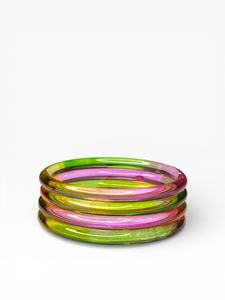 Bracelet en verre facetté de coupe émeraude multicolore de conception haut de gamme 2026, bracelets tendance et légers pour femmes à prix de gros - Product Image 2