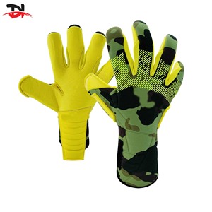 Gants de gardien de but durables personnalisés avec latex super adhérent et caractéristiques antidérapantes gants de protection en cuir pour les doigts - Product Image 1