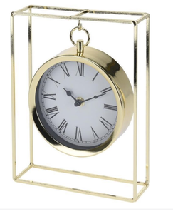 2024 tendance Style classique cadre en métal horloge murale chiffres à Quartz affichage d'aiguille décorative pour décor de salon - Product Image 5