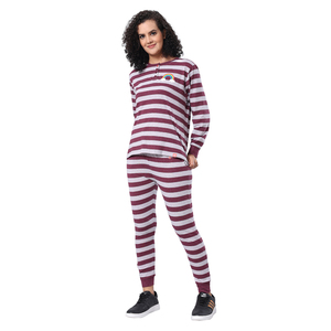 Conjunto de pijama de algodón 100% personalizable para mujer, camisón suave, ropa de dormir que incluye ropa de salón, Jersey de punto, paquete individual - Product Image 1