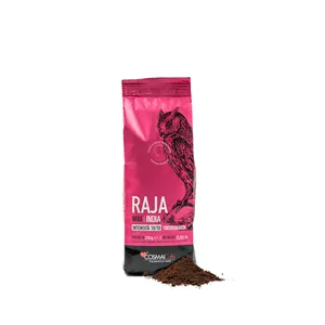 Mặt đất cà phê RaJa Made in Italy duy nhất Xuất xứ Ấn Độ 100% Robusta Ý rang Espresso Americano Bravo Barista
