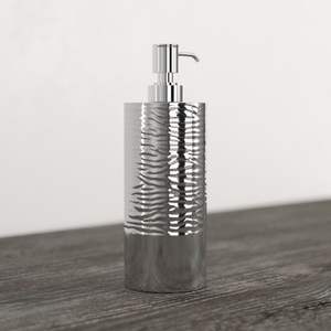 Distributeur de savon en métal poli pour accessoires de salle de bain haut de gamme améliorant l'esthétique globale de l'intérieur - Product Image 2