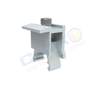 Supports solaires en acier anodisé CHIKO CK-154R4F à profil bas pour montage sur toit métallique, design fin, intégration de panneaux solaires, résistants aux intempéries - Product Image 1