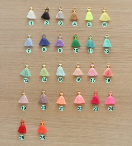 Gland de fil multicolore fait à la main pour la décoration de mariage Mehndi Decor Gland fait à la main pour la décoration Ronpex - Product Image 4