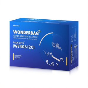 WONDERBAG Sac à poussière jetable en papier pour aspirateur manuel pour voiture et maison, lot de 5 (WB406120) - Product Image 3