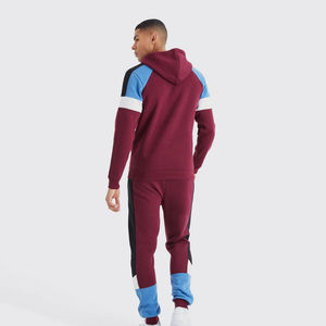 ชุดวอร์มผู้ชายแบบสวมหัว ผ้าฟลีซน้ำหนักเบา สไตล์ลำลอง เป็นมิตรกับสิ่งแวดล้อม แห้งเร็ว ชุดฤดูใบไม้ร่วง แขนสั้น ระบายอากาศได้ดี - Product Image 2