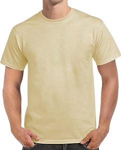 Custom Logo <b>Men</b> T-<b>Shirts</b> From Pakistan Made of Cotton & Bamboo Fiber Solid Pattern - Product Image 2