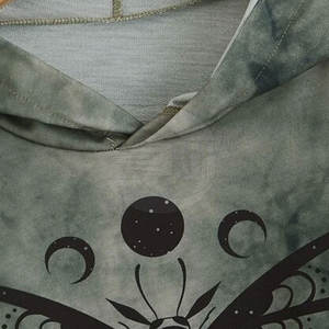 Meilleure mode sweats à capuche pour femmes confortable coupe ajustée pull à capuche respirant hiver impression motif blanc quantité minimale de commande bas Plus teint uni - Product Image 5