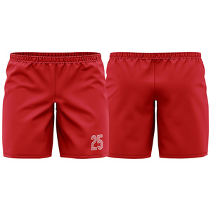 Bermuda grande taille pour hommes de haute qualité Design sportif élastique taille moyenne tissu de laine respirant couleur unie Service OEM - Product Image 1