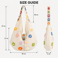 Sac fourre-tout en tricot réutilisable, écologique, tissé, commandes en gros bienvenues, stock disponible, expédition rapide, logo personnalisé pris en charge