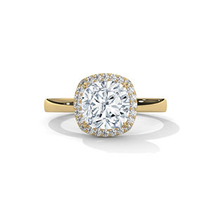 Bague en diamant de laboratoire certifiée IGI VS1, solitaire élégant, bande de mariage, cadeau romantique pour un anniversaire - Product Image 5