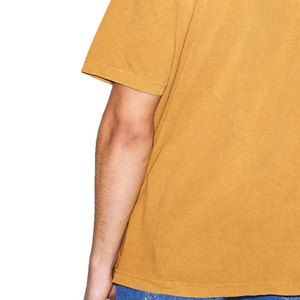 T-shirt de sonnerie à manches courtes de couleur unie de style basique pour hommes Chemise de base à manches courtes en tissu tricoté 100% coton - Product Image 6