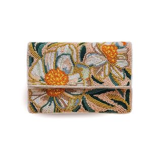 VÊTEMENTS DE MARIAGE Style bohème broderie perle mode pochette à main sacs à main conception fantaisie couleurs personnalisées doublure en gros - Product Image 1