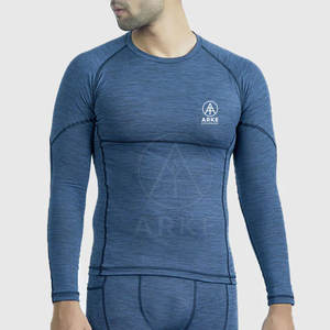 T-shirts de compression personnalisés pour hommes Spandex Polyester Made Private Label Wholesale - Product Image 5