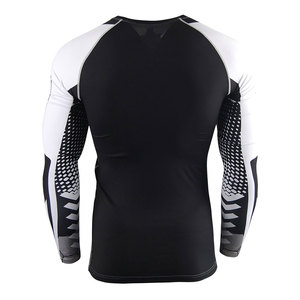 เสื้อรัดรูปแขนยาวคุณภาพดีที่สุดสำหรับผู้ชาย ชุดกีฬาแบบกำหนดเอง สวมใส่สบาย ยืดหยุ่น น้ำหนักเบา อุปกรณ์ฝึกซ้อม ยิวยิตสู - Product Image 2