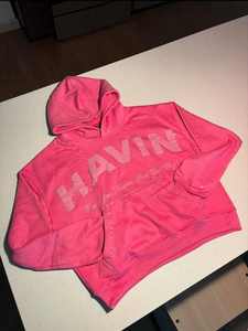 Venta al por mayor de alta calidad de personalización Unisex impreso lavado ácido peso pesado Rhinestone desgastado Sun Faded Hoodie - Product Image 6