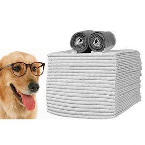 Meilleures ventes en gros de Chine : Tapis d'apprentissage pour chiens et chiots en charbon de bambou, couches absorbantes pour animaux de compagnie - Product Image 4