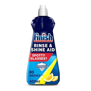 Finish Rinse and Shine Aid Lemon Sparkle, 400 ml, finition brillante et parfum citron rafraîchissant - Product Image 4