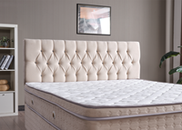 Lit King Size simple et Double, tissu de rangement de styliste, hôtel moderne, lit King-Size complet, pas cher