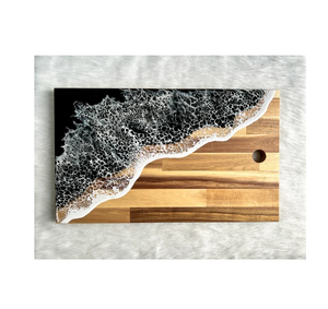 Look de créateur Blocs à découper en bois de manguier et planche à fromage en résine Prix de gros du fabricant indien - Product Image 3