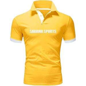 Polo ajustado de color sólido para hombre, ropa informal de secado rápido, diseño OEM MOQ bajo, Polo informal de golf de talla grande para hombre, lo último - Product Image 1