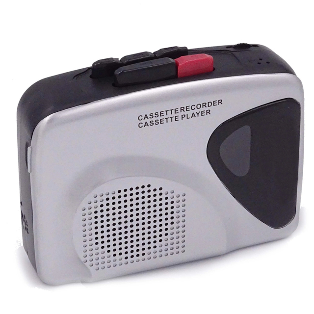 Audio Cassette Player with Built-in Speaker