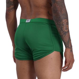 กางเกงขาสั้นตาข่ายสำหรับผู้ชายกางเกงวิ่งออกกำลังกายขาสั้น3นิ้วระบายอากาศน้ำหนักเบา - Product Image 4