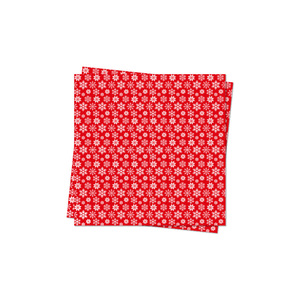 Serviettes en papier doux et absorbant, imprimé étoiles blanches, 40x40cm, 300 pièces, B2B - Product Image 3