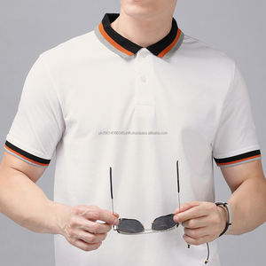 Suéter de Hombre de Mezcla de Lino y Algodón, Cuello Polo con Botones, Aguja Fina, Informal - Product Image 4