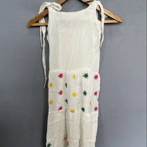 ชุดเดรสคอวีสไตล์ตะวันตกวินเทจสำหรับฤดูร้อนชุดเดรสยาวหรูหราแขนกุดลำลองลำลองฤดูร้อน - Product Image 1