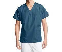 Hauts de blouse médicale pour hommes à manches courtes, sur mesure, de haute qualité, respirants, légers, en coton-polyester-élasthanne, sans coutures - Product Image 5