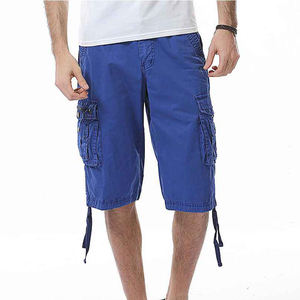 กางเกงขาสั้นเล่นยิมสำหรับผู้ชายผ้าแคนวาสสีทึบน้ำหนักเบาพิมพ์ลายโลโก้ออกแบบใหม่ล่าสุด - Product Image 4