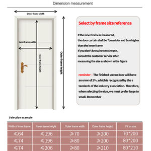 ม่าน<span class=keywords><strong>แม่เหล็ก</strong></span>ติดประตูแบบแฮนด์ฟรีพร้อมที่ปิดอัตโนมัติสำหรับประตูหน้า/ลานบ้านติดตั้งได้ง่ายแบบ DIY <span class=keywords><strong>กัน</strong></span><span class=keywords><strong>ยุง</strong></span> - Product Image 6