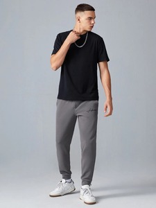 2026 Men's Quick Dry Cotton Fleece Joggers Breathable Casual Sports Pants Premium Winter Sweatpants, Custom Printed OEM - Product Image 4