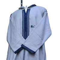 Faslı Djellaba Sonbahar Kış Thobe Özel Tasarım Hazır Giyim Keten İpek Yün Polyester Yetişkinler Nefes Alabilen Kısa Günlük Erkek