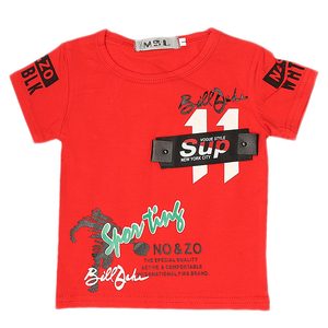 T-shirt pour nouveau-né garçon - Rouge - Product Image 2