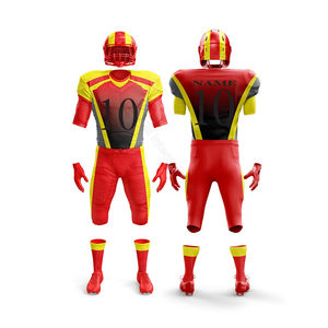 Uniformes de Fútbol Americano para Adultos al por Mayor, Colores y Logotipos Personalizados, Alta Calidad, Secado Rápido, 100% Poliéster, Impresión por Sublimación - Product Image 6