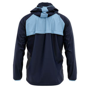 Chaqueta de lluvia de poliéster 100% de alta calidad para hombre, ropa deportiva de invierno lavable, chaqueta acolchada resistente al agua con capucha de manga larga - Product Image 2