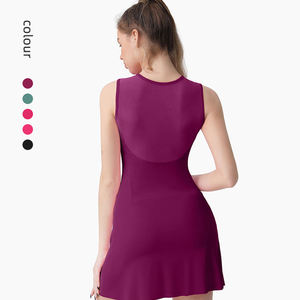 2024 Women Golf Wear Sports Short Skirt Summer Breathable Lady <b>Clothing</b> Fashion Casual Collar Slim <b>Tennis</b> Dress - Product Image 3