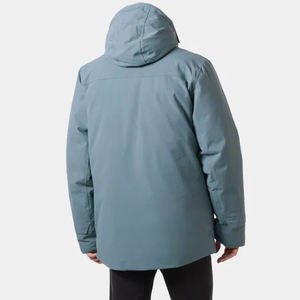 Unisex Waterproof Knitted Soft Shell Hooded Windbreaker <b>Jacket</b> Multi Panel Outdoor Hiking Lightweight Zipper Streetwear <b>Jackets</b> - Product Image 3