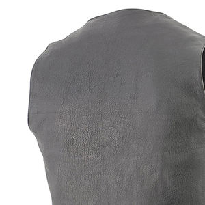 Chaquetas para hombre, chaqueta sin mangas de cuero, estilo motero, chaleco de moto, ropa de calle para hombre, moda - Product Image 4