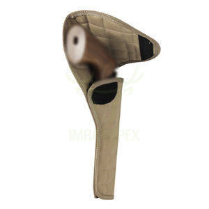 OEM al por mayor personalizado táctico Flap Gun Holster Durable cuero genuino Nylon portátil de lona al por mayor soporte de pistola portátil - Product Image 6