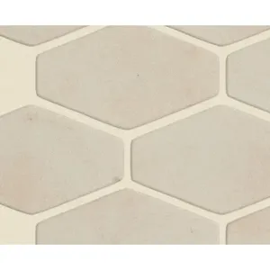 Shaw Dreamscape 487TS Carrelage mural 2 \ "X 4 \" Hexagone brillant Accessoires de carrelage visuel - Product Image 1