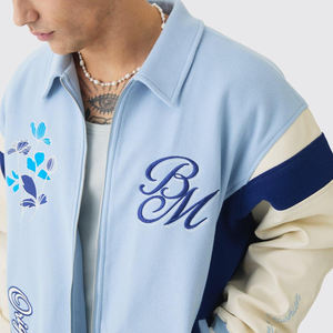 Letterman Varsity Jackets Wool Body Genuine Leather Sleeves Winter Wear Smart Varsity Jacket For Men Best Quality Product - Product Image 4