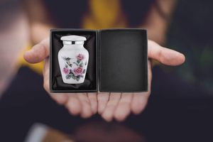 Beautiful Hummingbird <b>Small</b> Keepsake <b>Urns</b> |<b>for</b> <b>Human</b> and Pet <b>Ashes</b> | with Velvet Bag & Funnel - 1 Quantity - Product Image 3