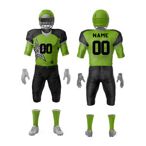 Fabricant de vêtements de sport personnalisés de qualité supérieure Uniforme de football américain personnalisé 100% polyester Vente en gros Uniforme de football américain - Product Image 5