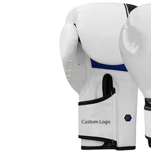 Gants de boxe personnalisés de marque, fabriqués sur mesure, différentes couleurs, cuir avec poignet à lacets - En vente - Product Image 5