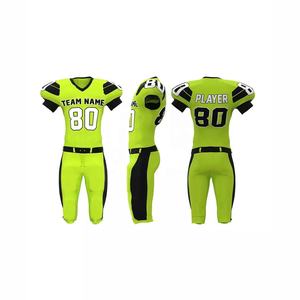 Uniforme de football américain confortable et léger de meilleure qualité Sublimation évacuant l'humidité respirante faite au Pakistan - Product Image 3