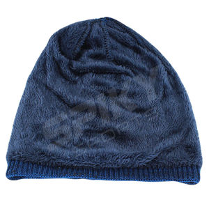 Bulk Winter Knit <b>Beanies</b> for Outdoor Sports, Thick <b>Wool</b> Cuffed Hats, Unisex Custom Embroidery Options - Product Image 3