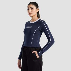Revive Active Navy Slim Fit Yoga <b>Top</b> - Product Image 3